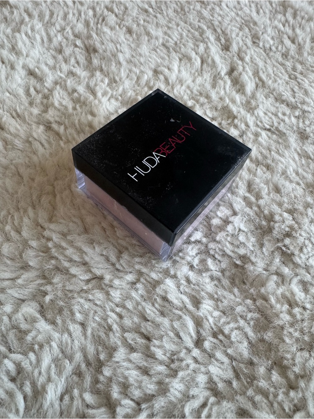 Huda Beauty Pink Powder Easy Bake Setting Powder Full Size Cherry Blossom Cake